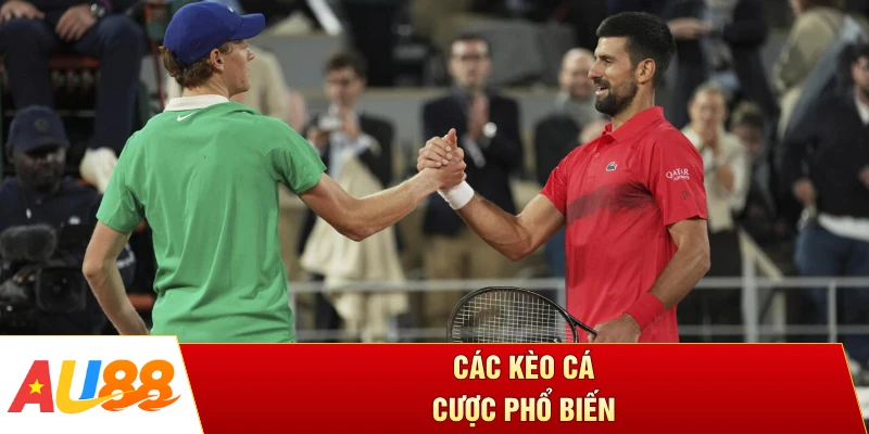 Các kèo cá cược phổ biến